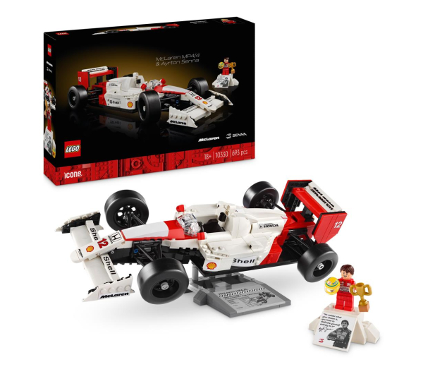 LEGO Icons 10330 McLaren MP4/4 i Ayrton Senna - 1220577 - zdjęcie 2